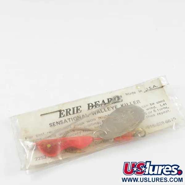 Erie Dearie Walleye Killer Spinner, Nickel / Rot, 12g, #2932