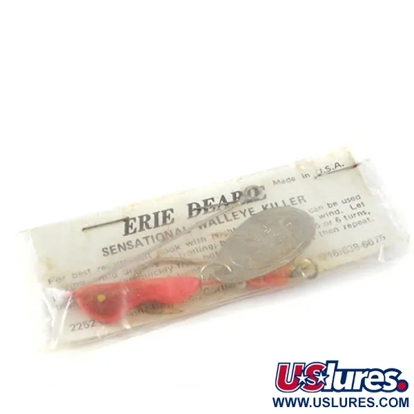 Erie Dearie Walleye Killer Spinner, Nickel / Rot, 12g, #2932