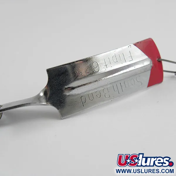South Bend Flipit 625 Blinker, Nickel/Rot, 8.5g, #2939