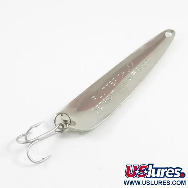 Dardevle Flutter-Chuck Schlepplöffel, Nickel/Gelb/Grün, 8g, #2942