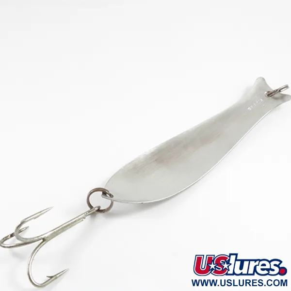 Hugger Spoon Blinker, Nickel, 26g, Fischschwanz-Kerbe, #2943