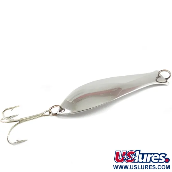 Hugger Spoon Blinker, Nickel, 26g, Fischschwanz-Kerbe, #2943
