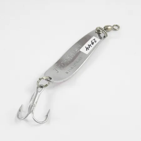 Luhr Jensen Krocodile Die #3 Blinker, Nickel/Lila, 10g, #2944