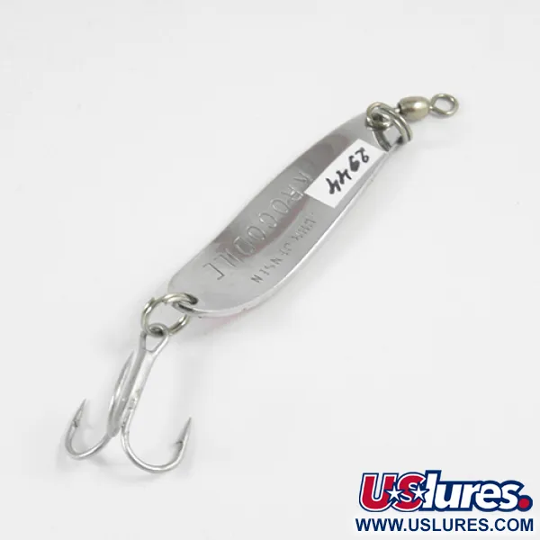 Luhr Jensen Krocodile Die #3 Blinker, Nickel/Lila, 10g, #2944