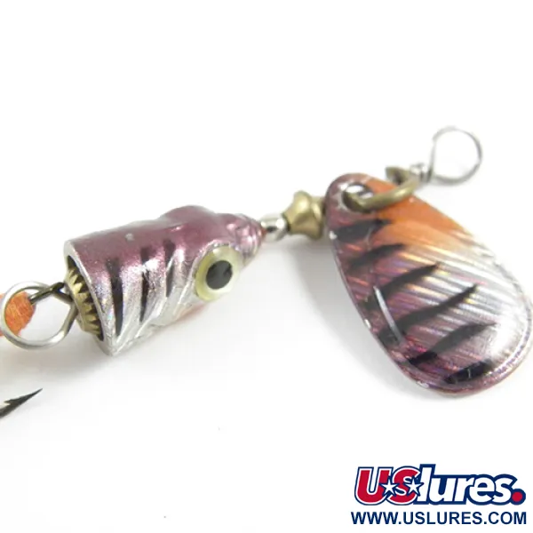 Blue Fox Vibrax Shallow Spinner, Rainbow Perch, 4g, Federn, #2948