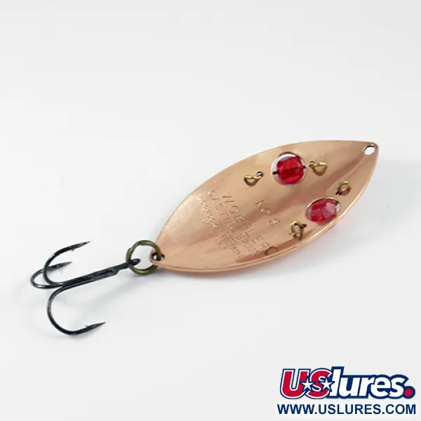 Horrocks-Ibbotson Wobbler Blinker, Kupfer/Rote Augen, 23g, #2958
