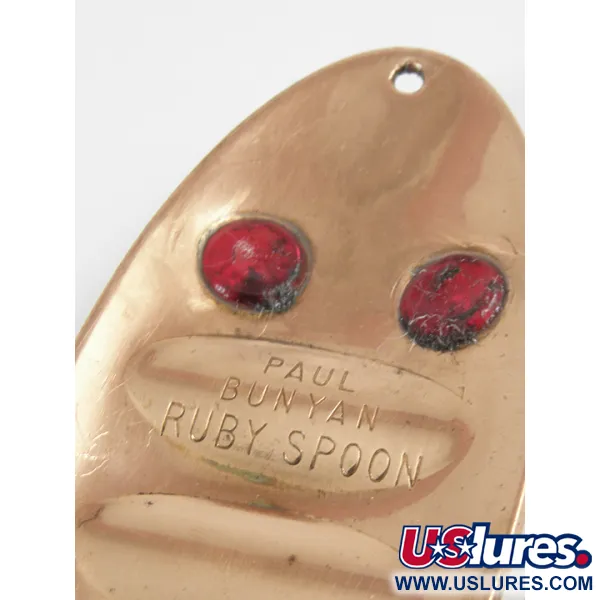 Paul Bunyan Ruby Spoon Blinker, Kupfer, 25g, Perlenaugen, #2960
