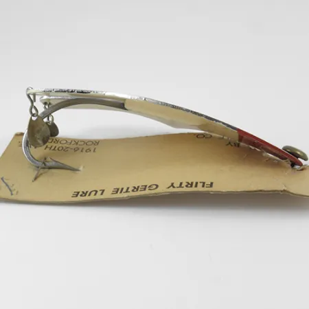 Weedless Flirty Gertie Blinker, Nickel / Rot, 21g, Krautschutz, #2961