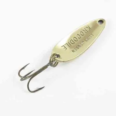 Luhr Jensen Krocodile Blinker, Gold, 9g, Schuppen-Prisma, #2963