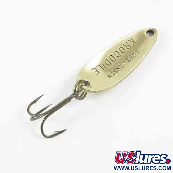 Luhr Jensen Krocodile Blinker, Gold, 9g, Schuppen-Prisma, #2963