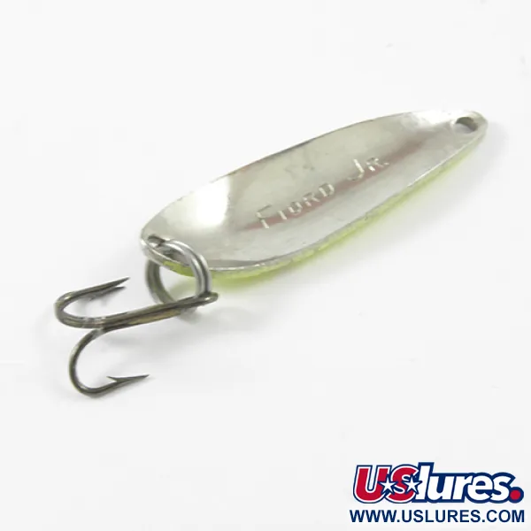 Acme Fiord Spoon Jr Blinker, Gelb/Grün/Nickel, 3.4g, USA, #2982