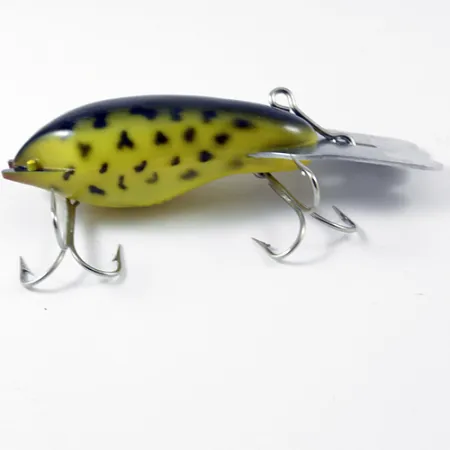 Fred Arbogast Mud Bug Tiefläufer, Gelb / Schwarz, 14g, Krebs-Imitat, #2985