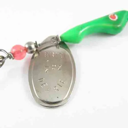 Erie Dearie Walleye Killer Spinner, Nickel / Grün, 9g, USA, #2991