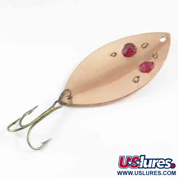 Gibbs Ruby Eye Wiggler Blinker, Kupfer, 35g, Rote Perlen, #2993