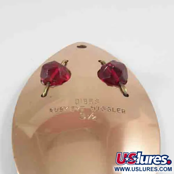 Gibbs Ruby Eye Wiggler Blinker, Kupfer, 35g, Rote Perlen, #2993