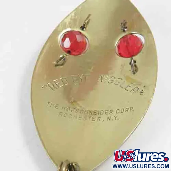 Hofschneider Red Eye Wiggler Blinker, Messing, 21g, Facettenperlen, #2994