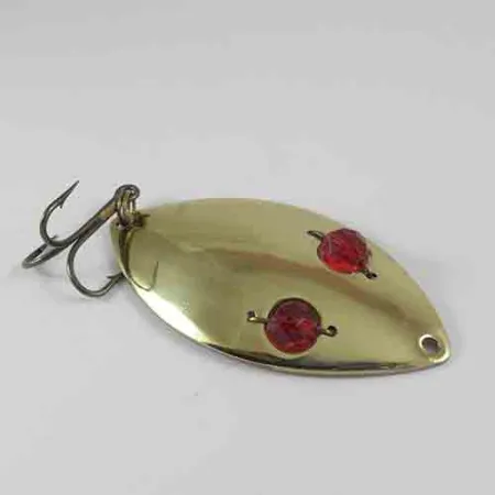 Hofschneider Red Eye Wiggler Blinker, Messing, 21g, Facettenperlen, #2994