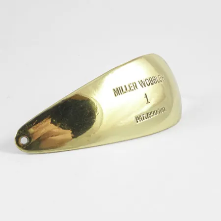 Miller Weedless Wobbler Löffelblinker, Gold, 14g, Krautschutz, #2995