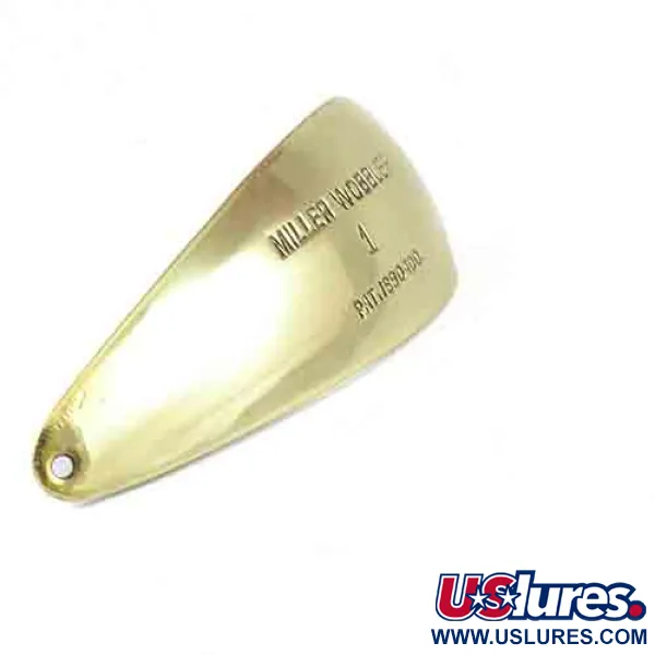 Miller Weedless Wobbler Löffelblinker, Gold, 14g, Krautschutz, #2995