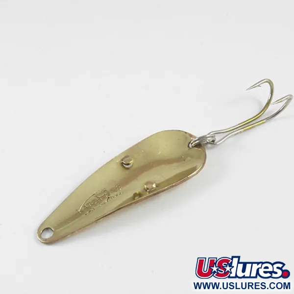 Katch King Weedless Blinker, Messing gehämmert, 10g, krautlos, #2996