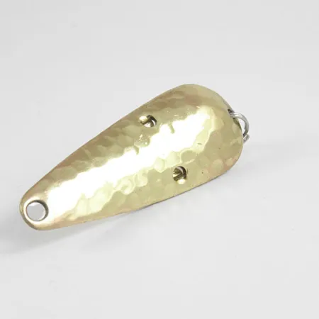 Katch King Weedless Blinker, Messing gehämmert, 10g, krautlos, #2996