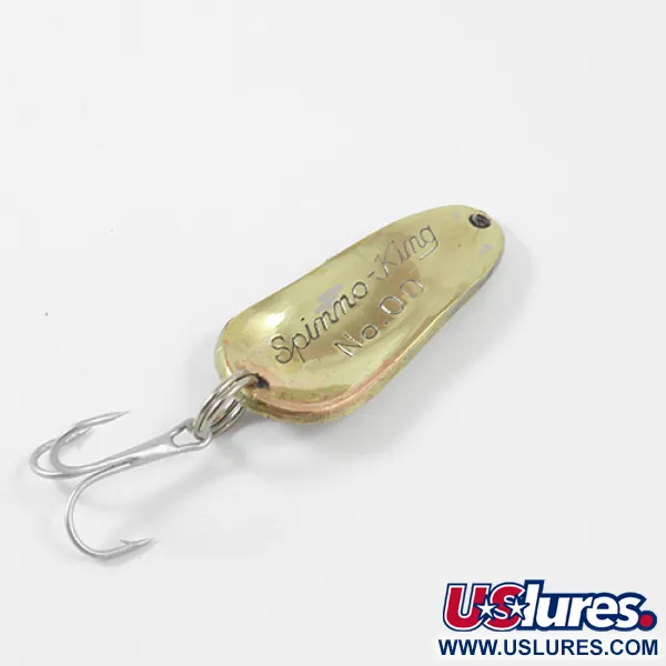 Weller Spinno-King 00 Blinker, Nickel / Gold, 7g, Vintage, #3012