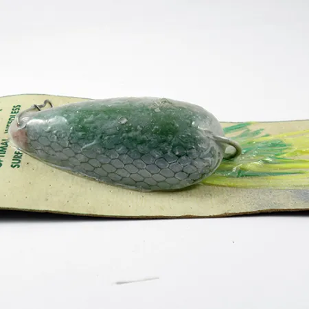 Hydro Lures Weedless Hydro Spoon, Green / Red / Yellow, 17g, #3017