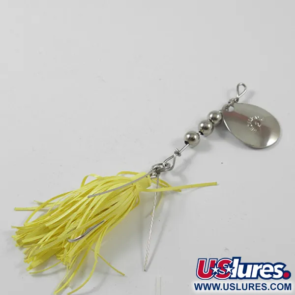 Hildebrandt Hildebrandt 2 Spinner, Nickel / Gelb, 4.5g, Federn, #3019