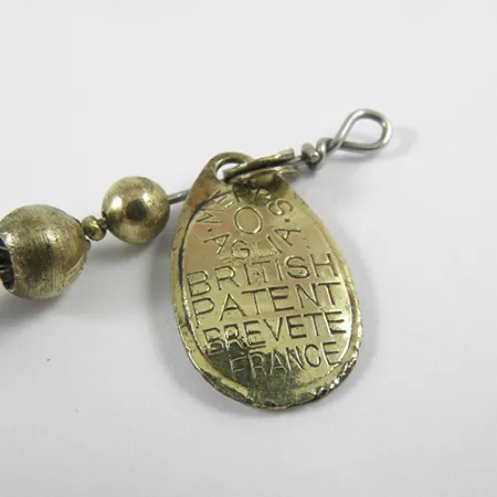 Mepps Aglia 0 Spinner, Messing, 2,5g, Klassik-Design, #3026