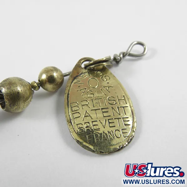 Mepps Aglia 0 Spinner, Messing, 2,5g, Klassik-Design, #3026