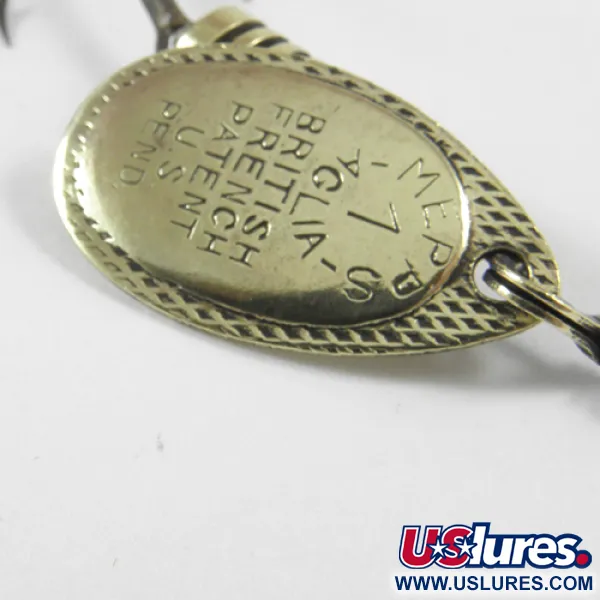 Mepps Aglia 1 Spinner, Messing, 3.5g, Klassisches Design, #3028