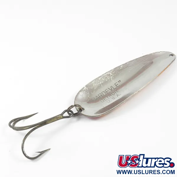 Eppinger Dardevle Blinker, Rot/Orange/Nickel, 28g, Klassiker, #3044