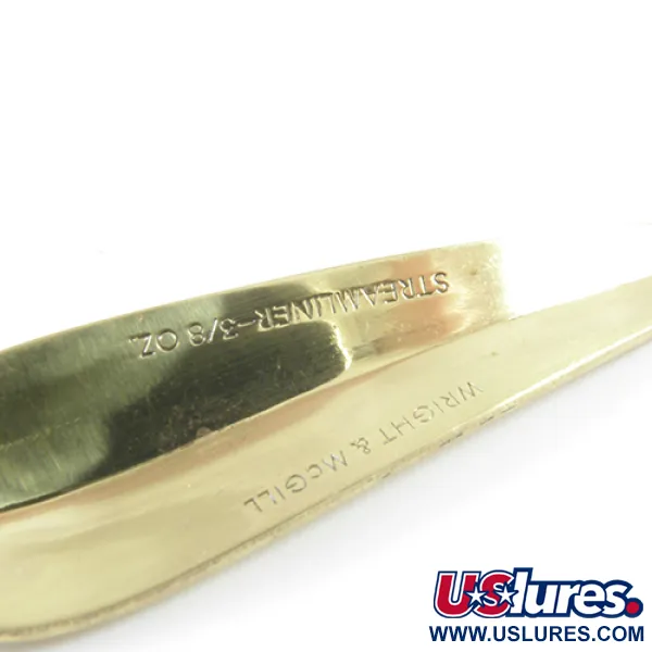 Wright & McGill Streamliner Blinker, Gold, 11g, Vergoldet, #3056