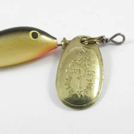 Blue Fox Vibrax Minnow Spin 1 Spinner, Messing, 4g, Fox Logo, #3064