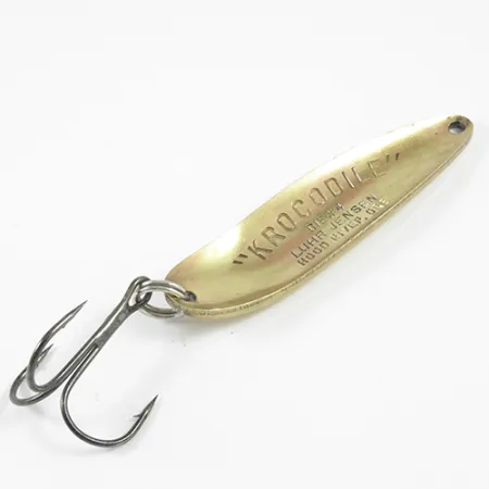 Luhr Jensen Krocodile Die #4 Blinker, Messing, 21g, Vintage, #3072