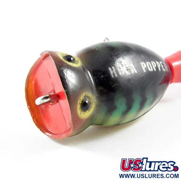 Fred Arbogast Hula Popper Oberflächenköder, Fire Tiger, 8g, #3078