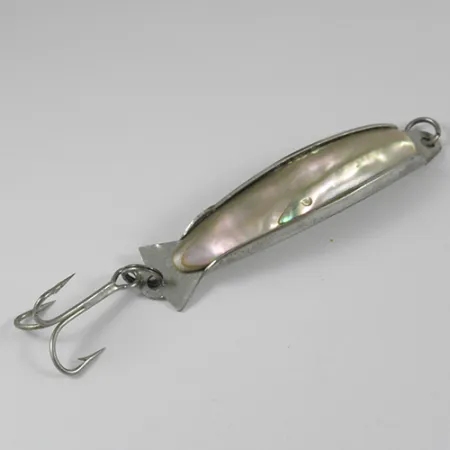 Compac Blinker, Nickel / Perlmutt, 12g, Perlmutt-Einlage, #3091