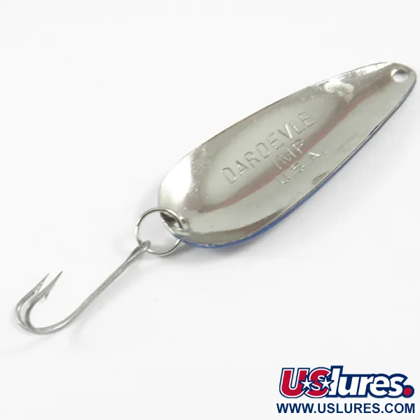 Eppinger Dardevle Imp Blinker, Nickel / Blau, 11g, Michigan, #3093