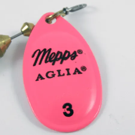Mepps Aglia Hot Pink 3 Spinner, Fluoreszierendes Pink, 7g, #3106