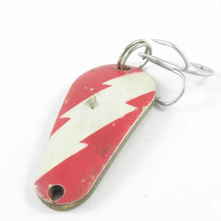 Boyle's Sunbeam Delux Wobbler Blinker, Rot/Weiß/Messing, 9.5g, #3122