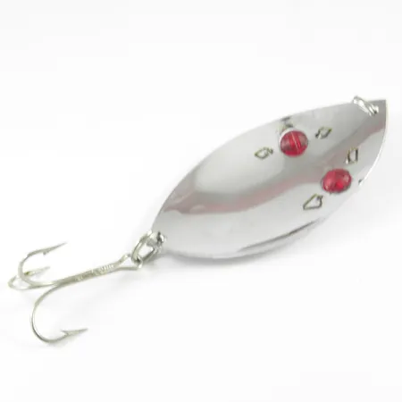 Compac Red Eye Wigglers Blinker, Nickel / Rote Augen, 28g, #3128