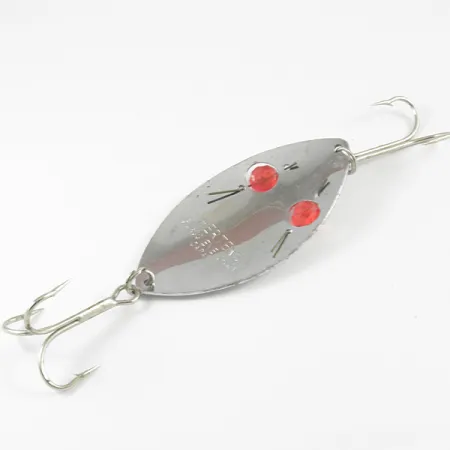 Herter's Glass Eye Spoon Blinker, Nickel/Rote Augen, 25g, #3129