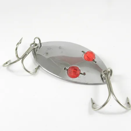 Herter's Glass Eye Spoon Blinker, Nickel/Rote Augen, 25g, #3129