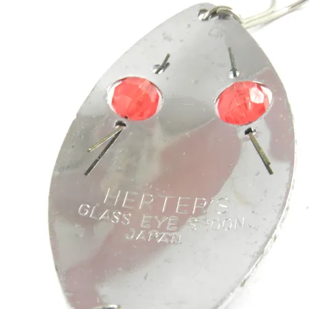 Herter's Glass Eye Spoon Blinker, Nickel/Rote Augen, 25g, #3129