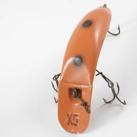 Helin Tackle FlatFish X5 Köder, Rot / Schwarz, 5,5g, Vintage, #3148