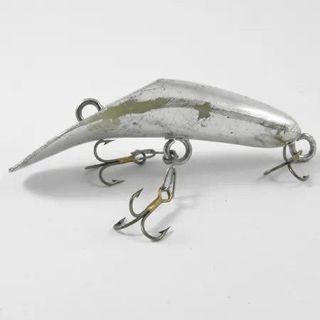 Worden's Lures Flatfish Wobbler, Silber, 4g, Bananenform, #3150