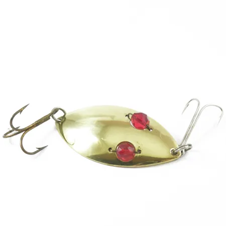 Hofschneider Red Eye Wiggler Blinker, Messing/Rot, 25g, Glasaugen, #3158