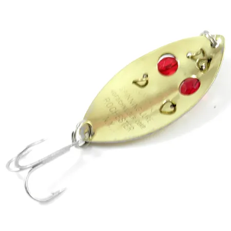 Hofschneider Red Eye junior Blinker, Messing / Rote Augen, 11g, #3159