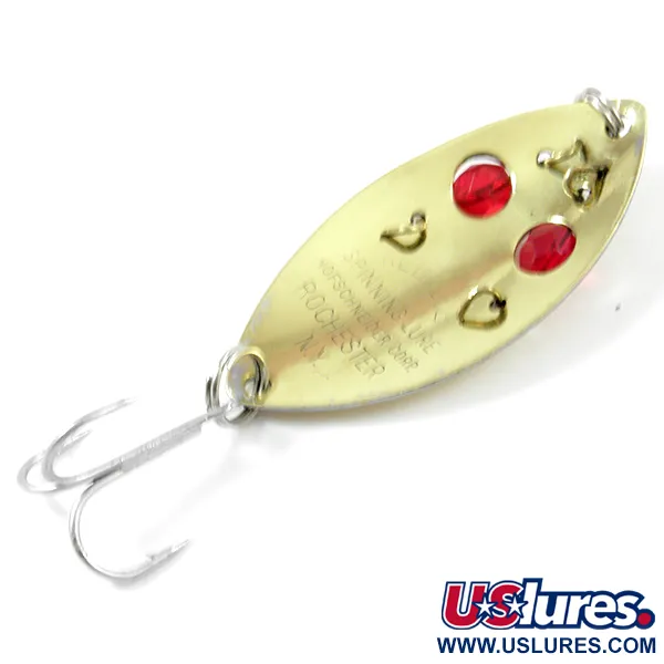 Hofschneider Red Eye junior Blinker, Messing / Rote Augen, 11g, #3159