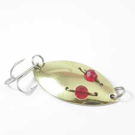 Hofschneider Red Eye junior Blinker, Messing / Rote Augen, 11g, #3159